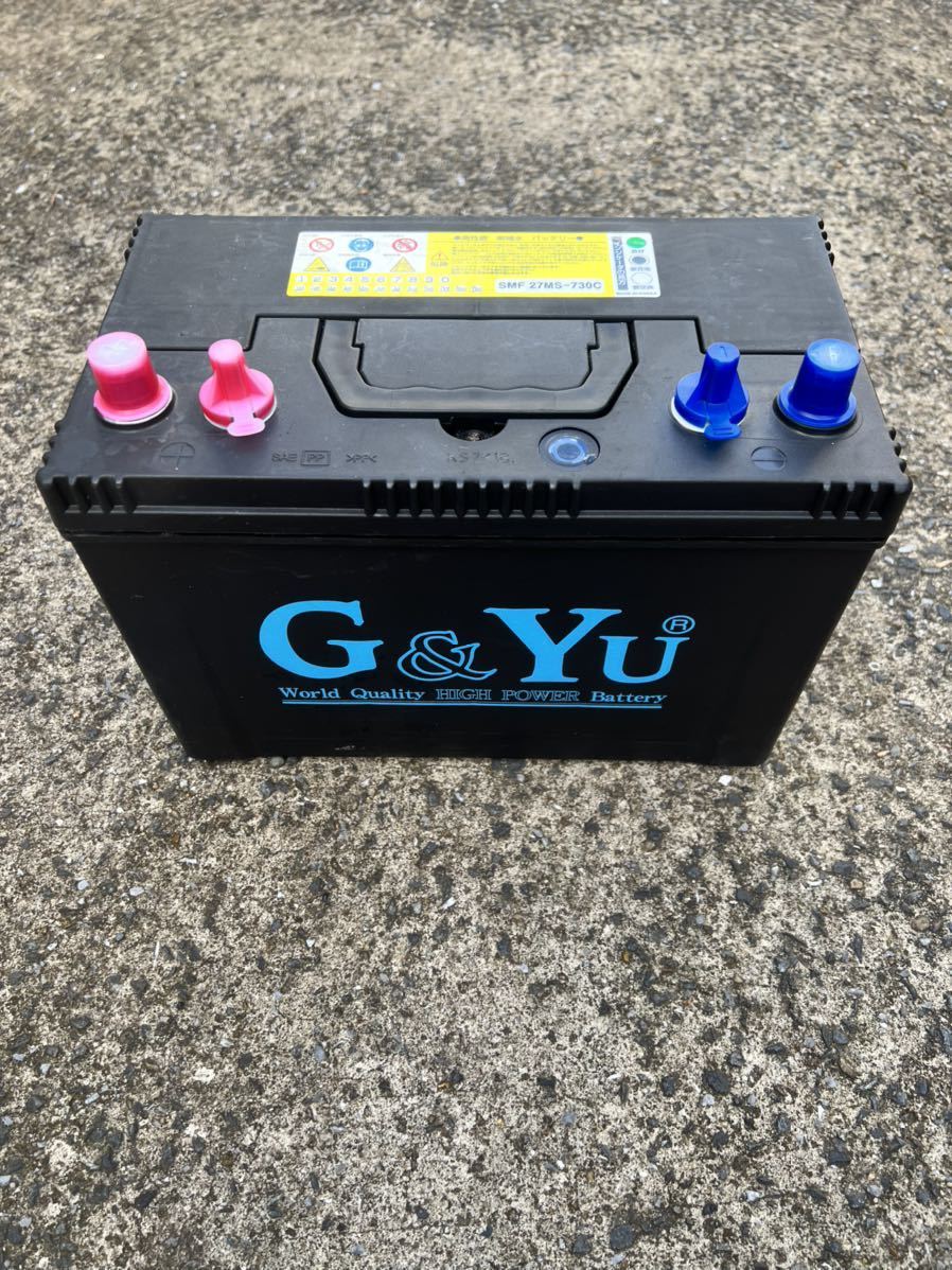 ヤフオク! - ② G&Yu ディープサイクル 27MS730 バッテリー 12