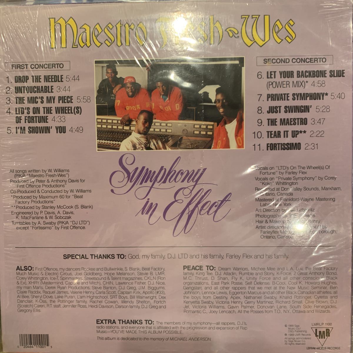 Maestro Fresh-Wes /Symphony In Effect 中古レコード_画像2