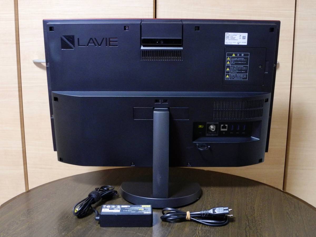 □LaVie DA770/GAR(i7 7500U/8GB/3TB/BD/テレビ/オフィス)赤□ shuma.mx
