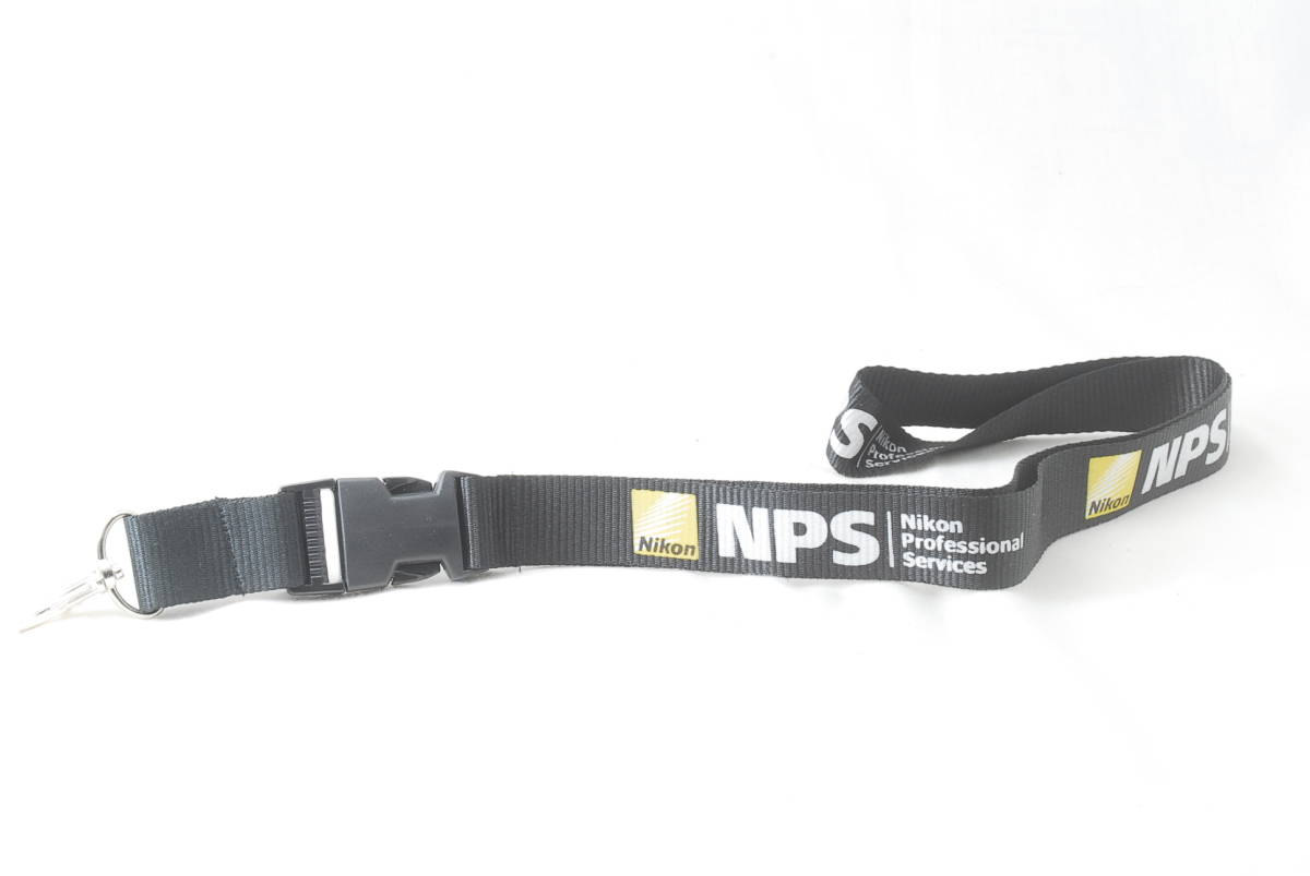 ☆未使用☆Nikon ニコン NPS ネック ストラップ Professional Services プロフェッショナル サービス ショルダー 黒色  Camera Strap☆