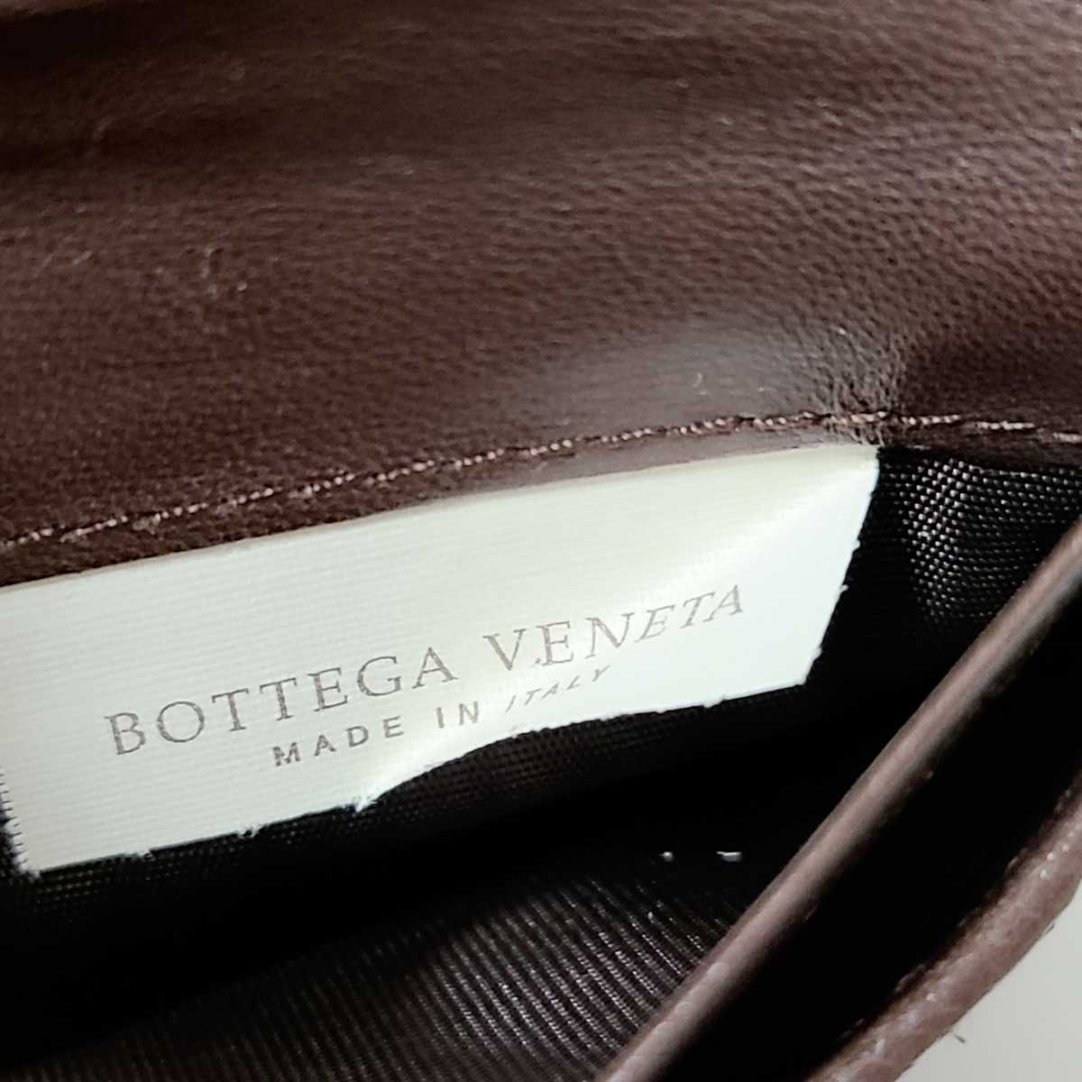 BOTTEGA VENETA ボッテガヴェネタ レザー 本革 二つ折り 財布 2点セット コインケース 高級ブランド コンパクトウォレット 大人気_画像8