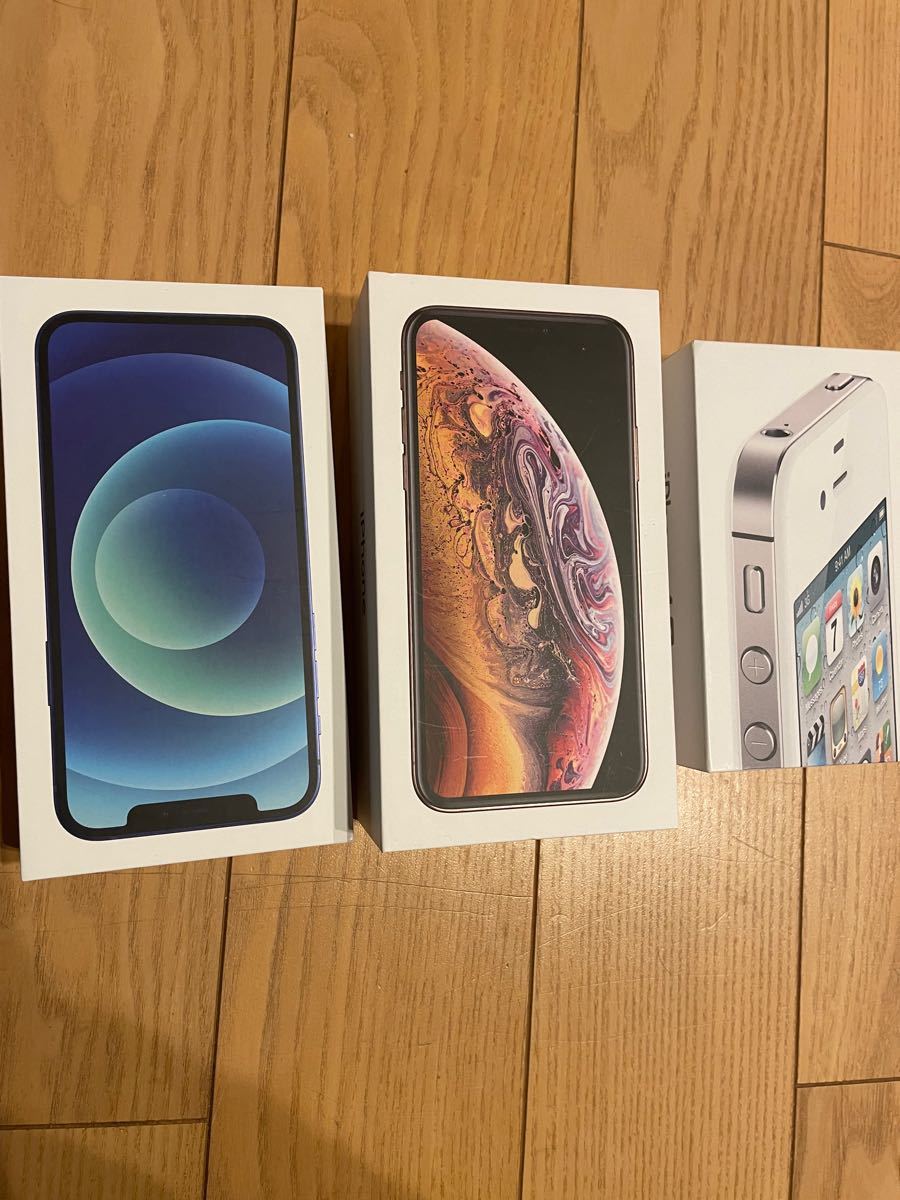 iPhone4s、Xs、12箱のみ