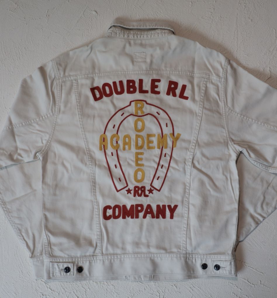 レオパードフラワーブラック *RRL*エンブロイダード サティーン