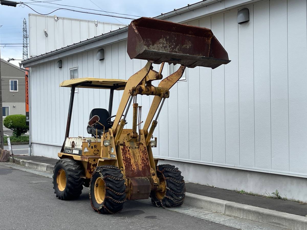 Yahoo!オークション - 八戸発 TCM ホイールローダー 808A-2 始動 Yahoo!オークション - 八戸発 TCM ホイールローダー 808A-2 始動