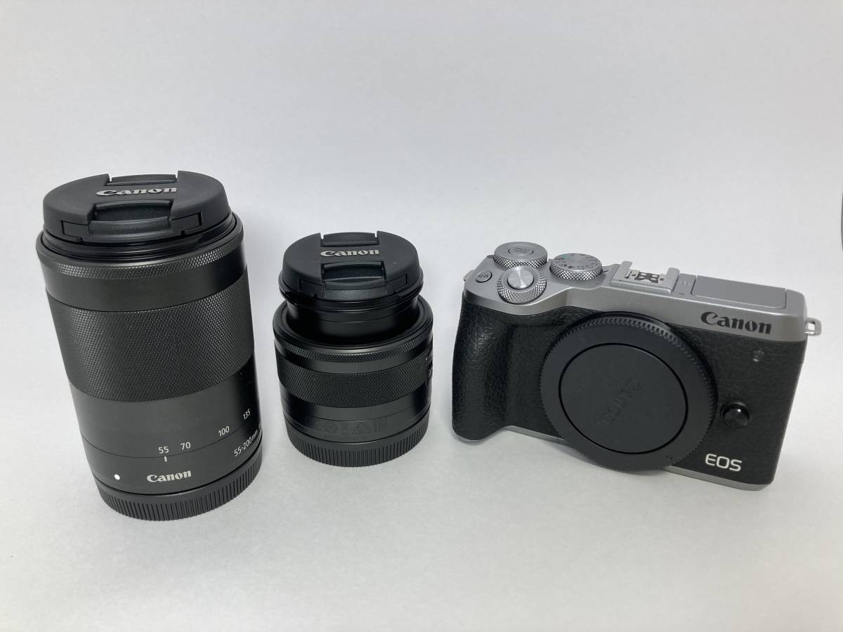 Canon EOS M6 ダブルズームキット II Mark キヤノン ミラーレス一眼