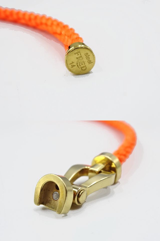 ◇ FRED フレッド フォース10 MM ミディアムサイズ 750 K18 オレンジ