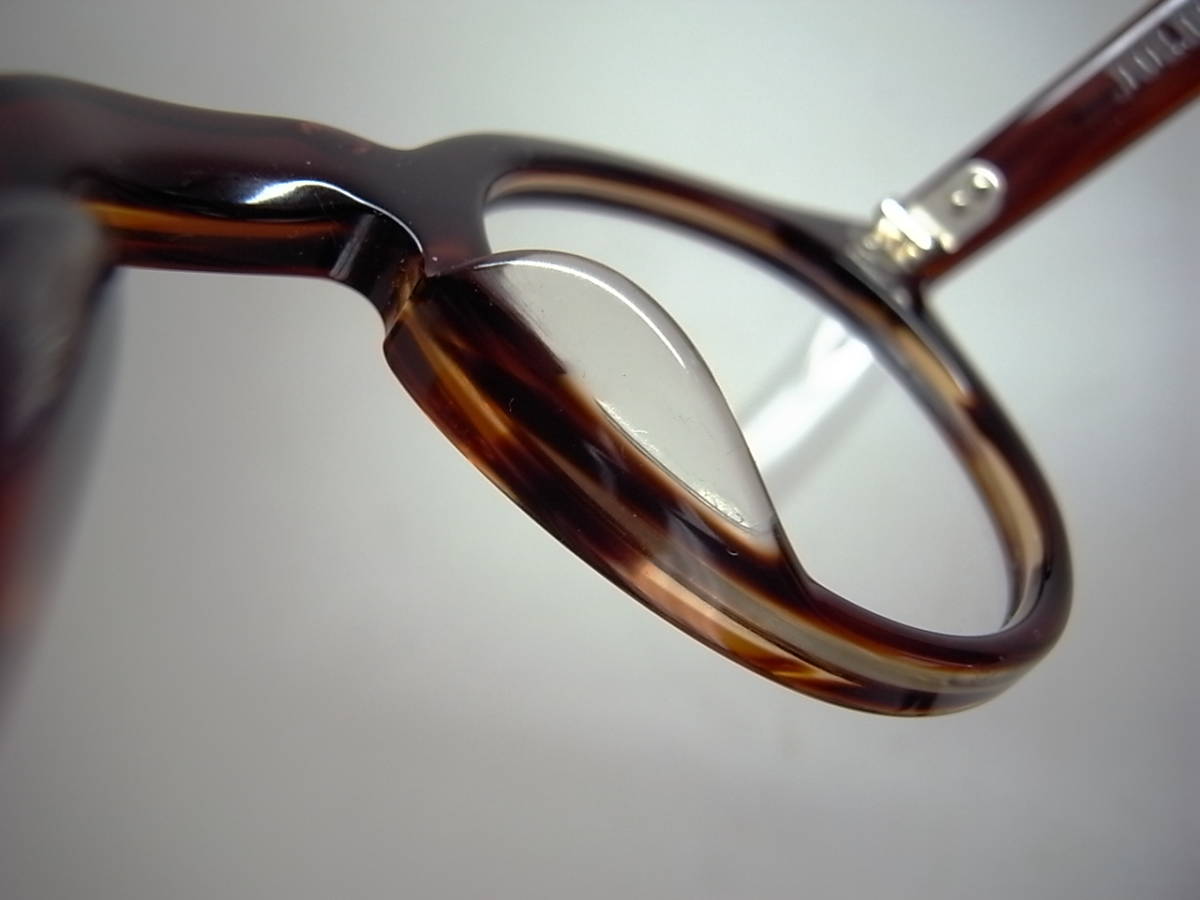 【完売品】JULIUS TART OPTICAL ジュリアスタート オプティカル HAROLD ハロルド PL-021 M 43-23 Amber アンバー P3 FUL VUE ボストン_画像9