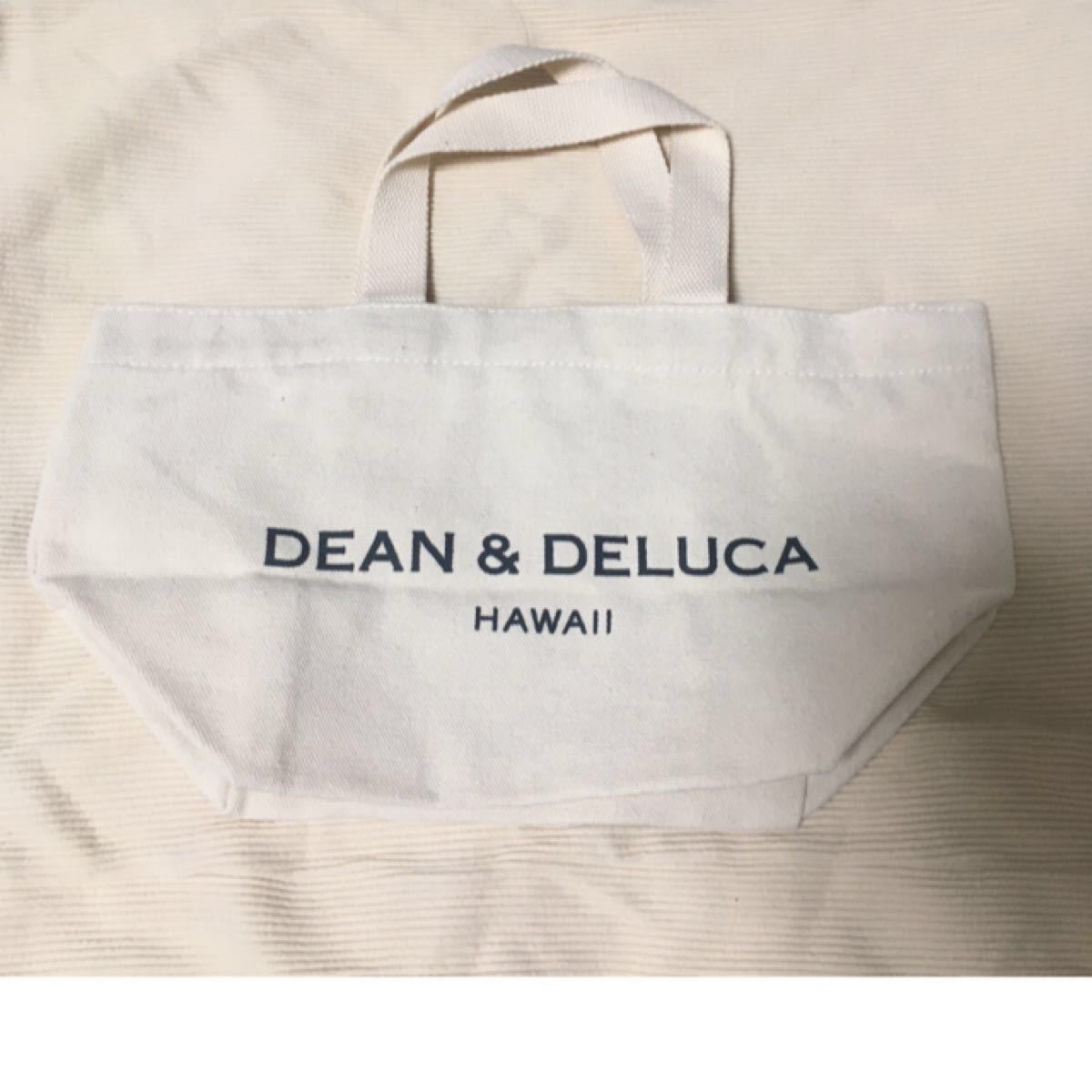 DEAN&DELUCA ハワイ　ホワイト　白　ハワイ　ディーンアンドデルーカ 限定　新品 ハワイ限定　ハンドバッグ　ランチバッグ