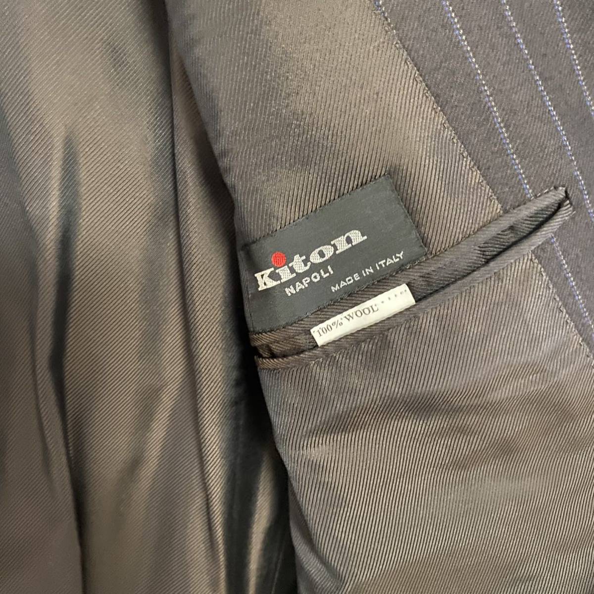 美品】Kiton キートン napoli 高級スーツ スーツ セットアップ 50
