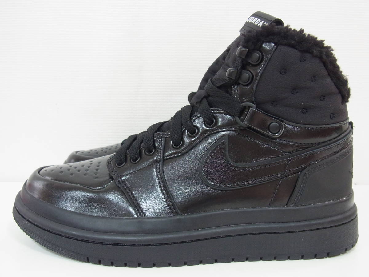 NIKE WMNS AIR JORDAN 1 HIGH ACCLIMATE TRIPLE BLACK ナイキ エア