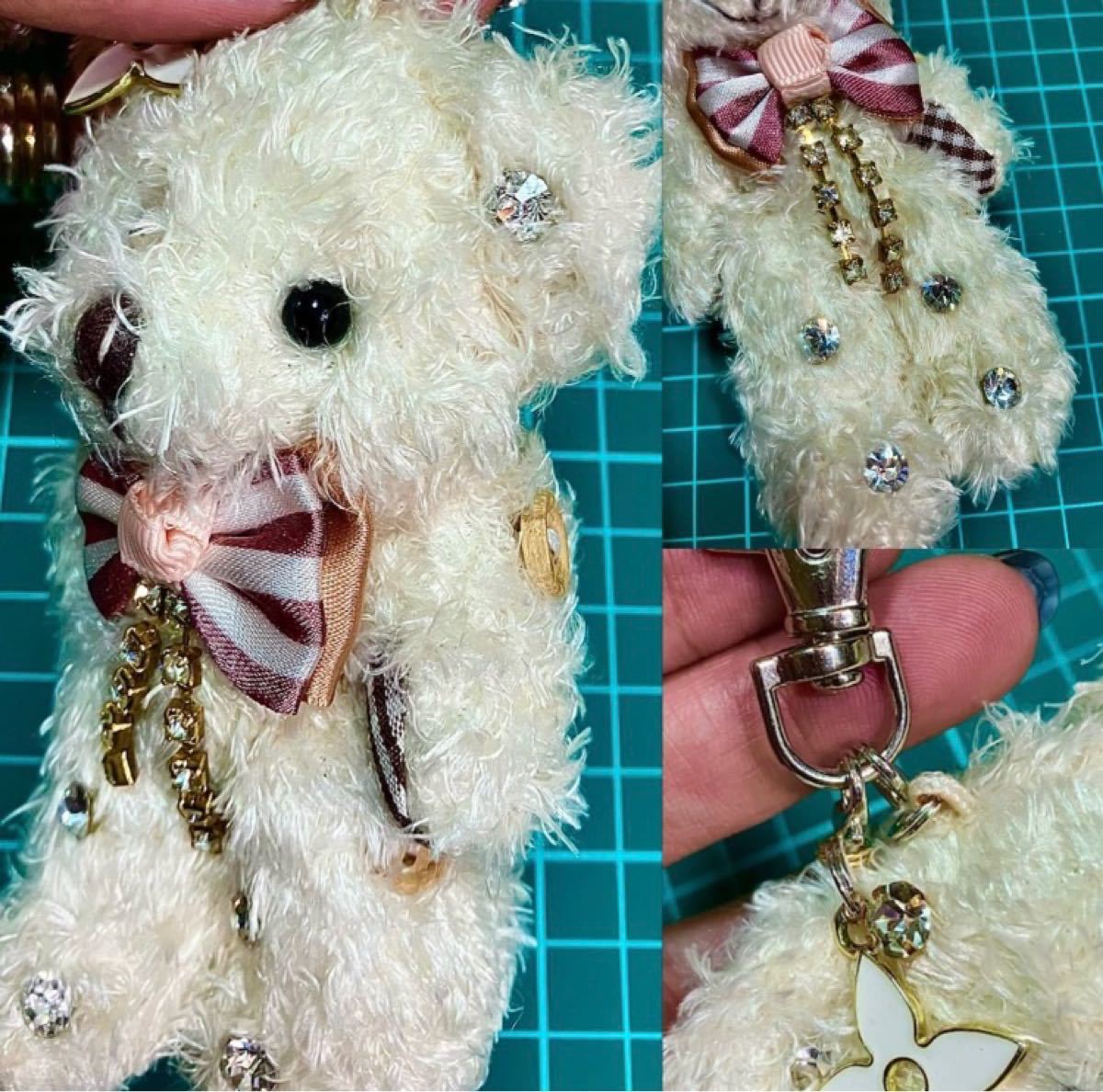 ぬいぐるみキーホルダー/キラキラクマちゃん6点set )バッグ ぬいぐるみキーホルダー/キラキラクマちゃん6点set )バッグ