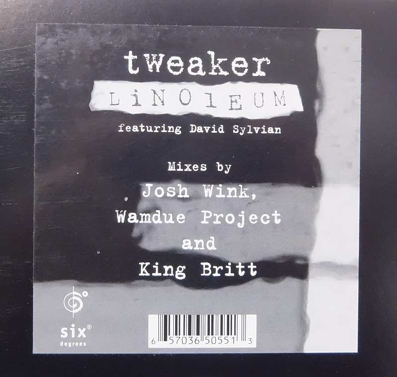 Tweaker Featuring David Sylvian / Linoleum /US盤/中古12インチ!!41120_画像3