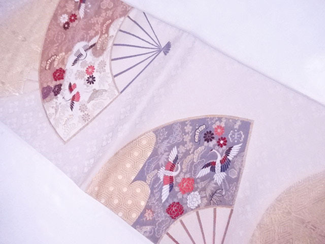 【18%OFF】 宗sou 袋帯 純金二重箔 洲浜錦 扇面吉祥文【リサイクル】【着】 その他 【18%OFF】 宗sou 袋帯 純金二重箔 洲浜錦 扇面吉祥文【リサイクル】【着】 その他