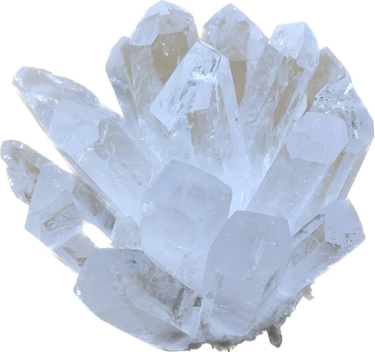 (A) 天然 水晶 Mサイズ クリスタル クラスター水晶 マダガスカル産 石英 白結晶 浄化 置物 インテリア パワーストーン 風水 プレゼント_画像3