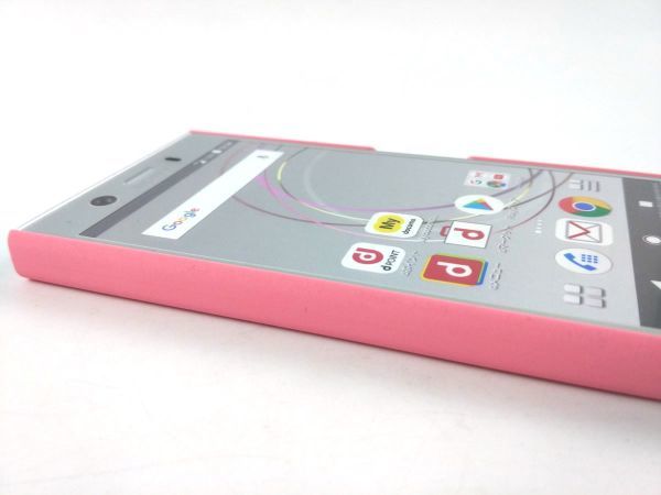 Xperia XZ1 Compact SO-02K жесткий чехол покрытие простой пастель розовый 