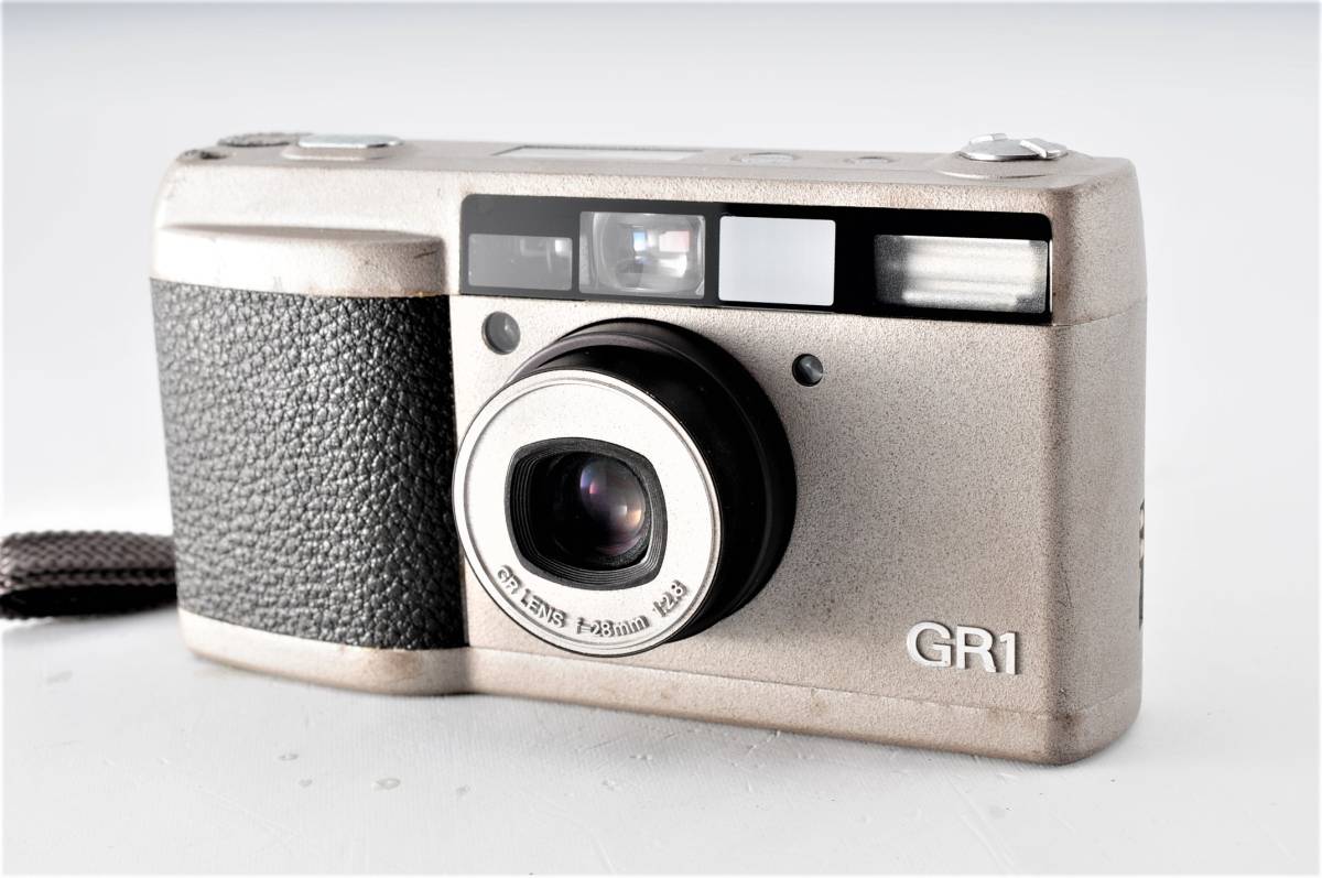 ricoh gr1 リコー コンパクトフィルムカメラ ストラップ付き - カメラ 