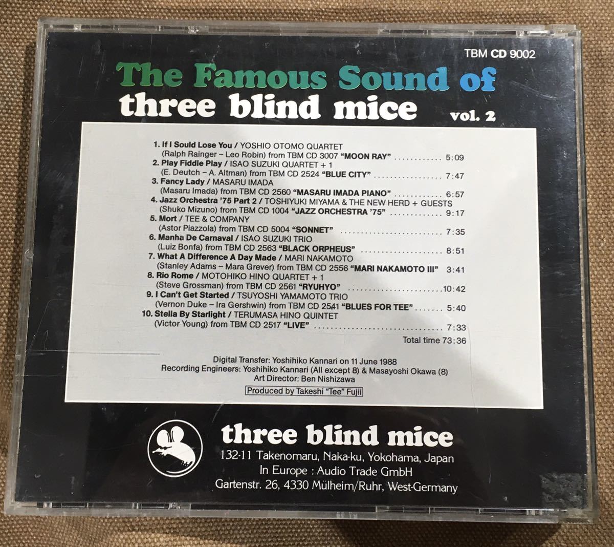 TBM 西独盤/THE FAMOUS SOUND OF THREE BLIND MICE VOL.1/MADE IN W