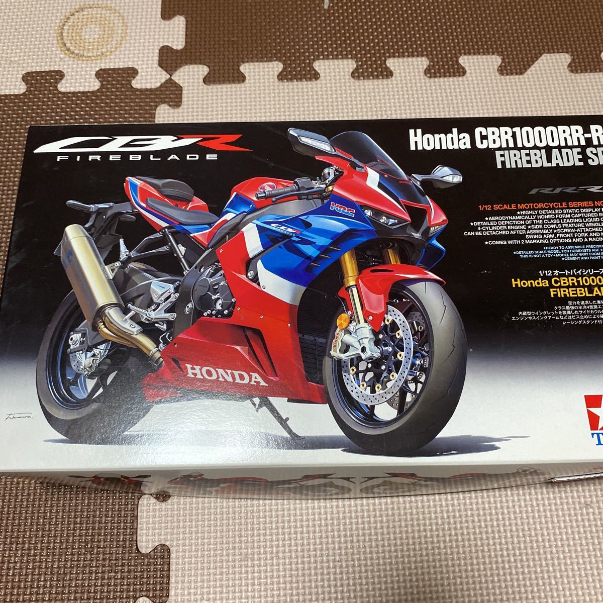  Tamiya 1/12 motorcycle series No.138 Honda CBR 1000RR-R FIREBLADE SP 14138 not yet constructed +ti tail up parts front fork 