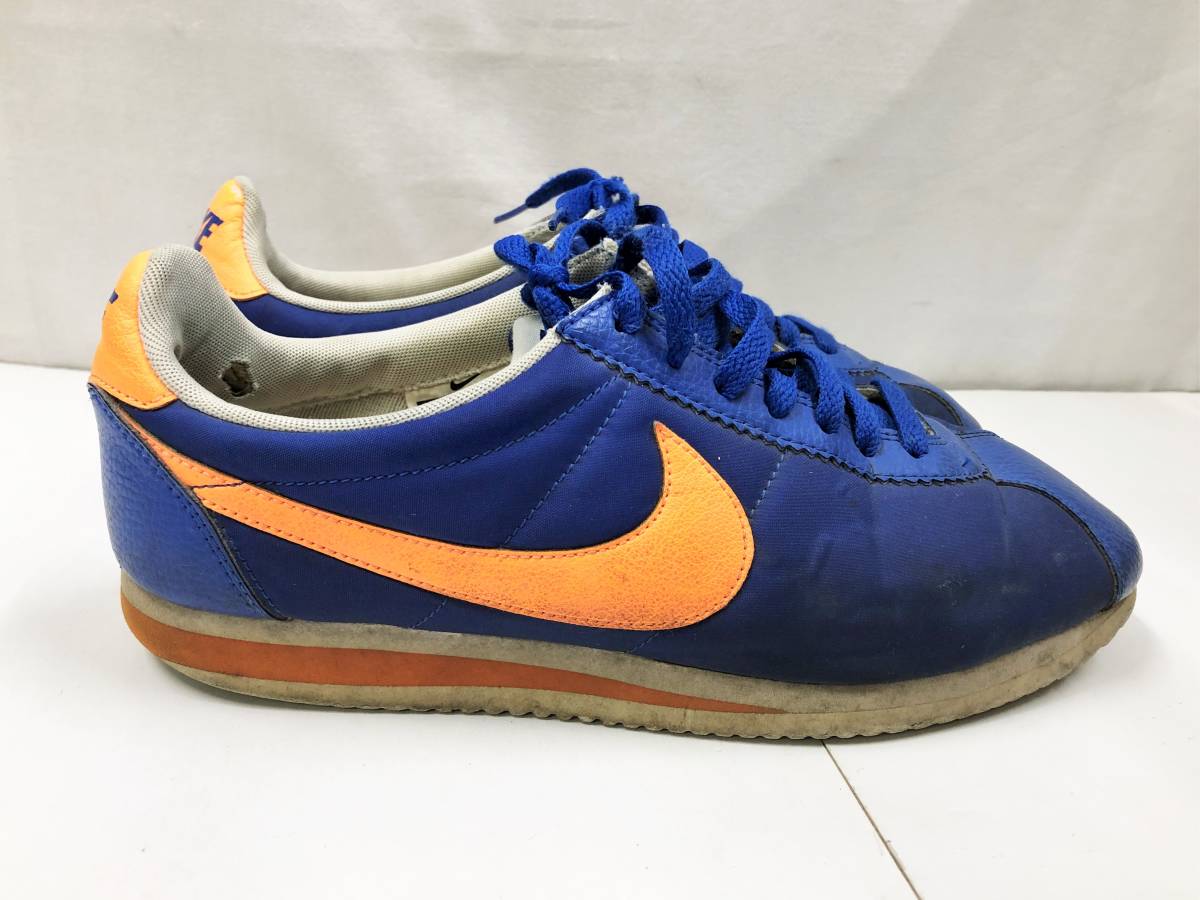 NIKE CLASSIC CORTEZ NYLON スニーカー 26cm ブルー オレンジ クラシック コルテッツ ナイロン ヴィンテージ 532487-481 ナイキ 22101203 NIKE CLASSIC CORTEZ NYLON スニーカー 26cm ブルー オレンジ クラシック コルテッツ ナイロン ヴィンテージ 532487-481 ナイキ 22101203