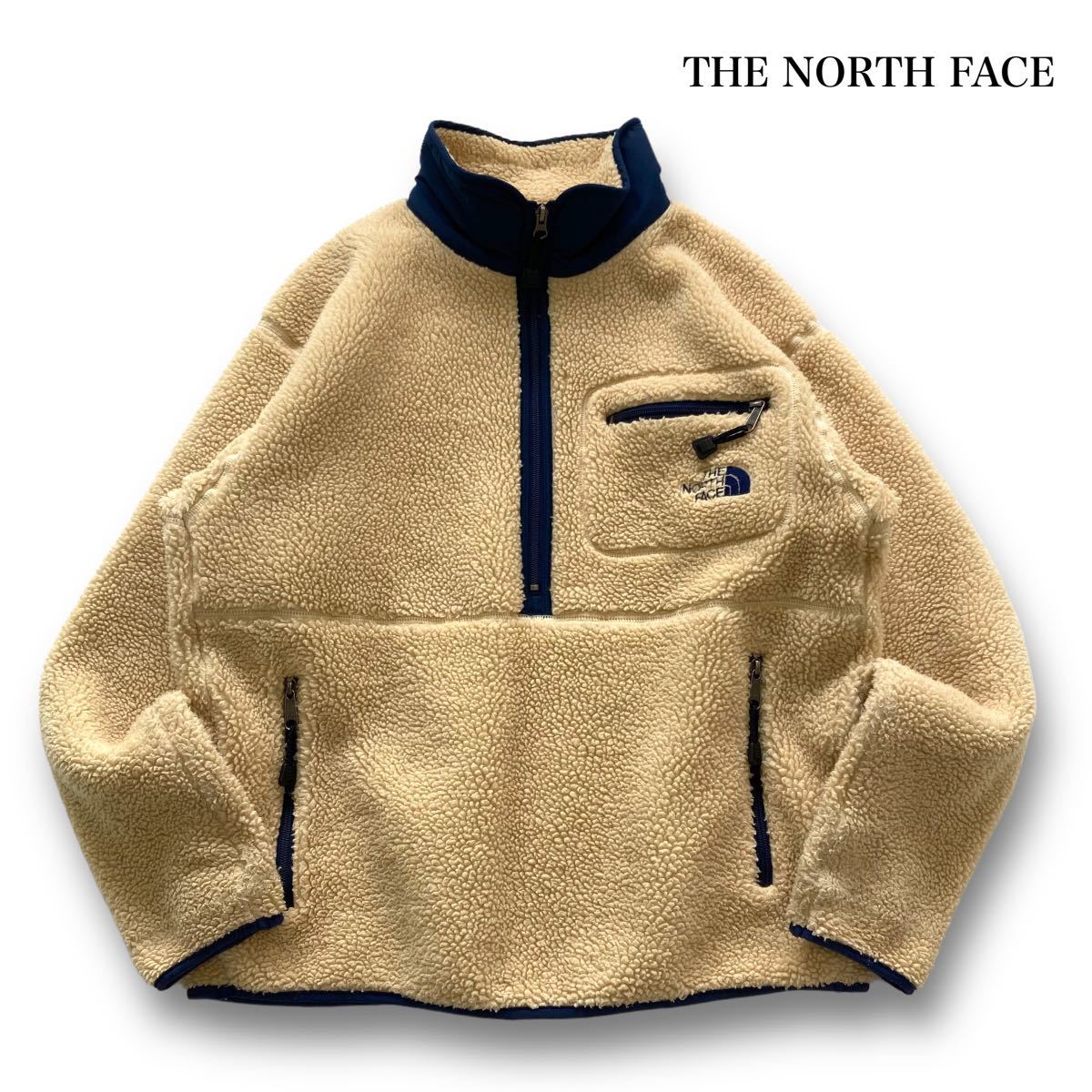 値段が激安 North Face ノースフェイス ボアジャケット ネイビー 古着 90s