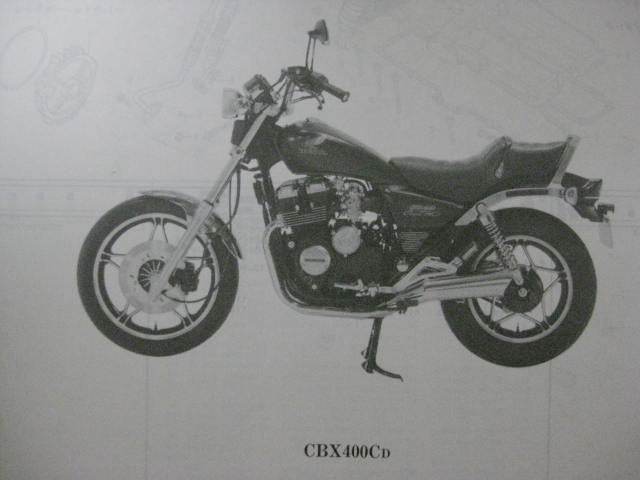 ホンダ CBX400C パーツリスト 2版 NC11 パーツカタログ 整備書☆_画像3