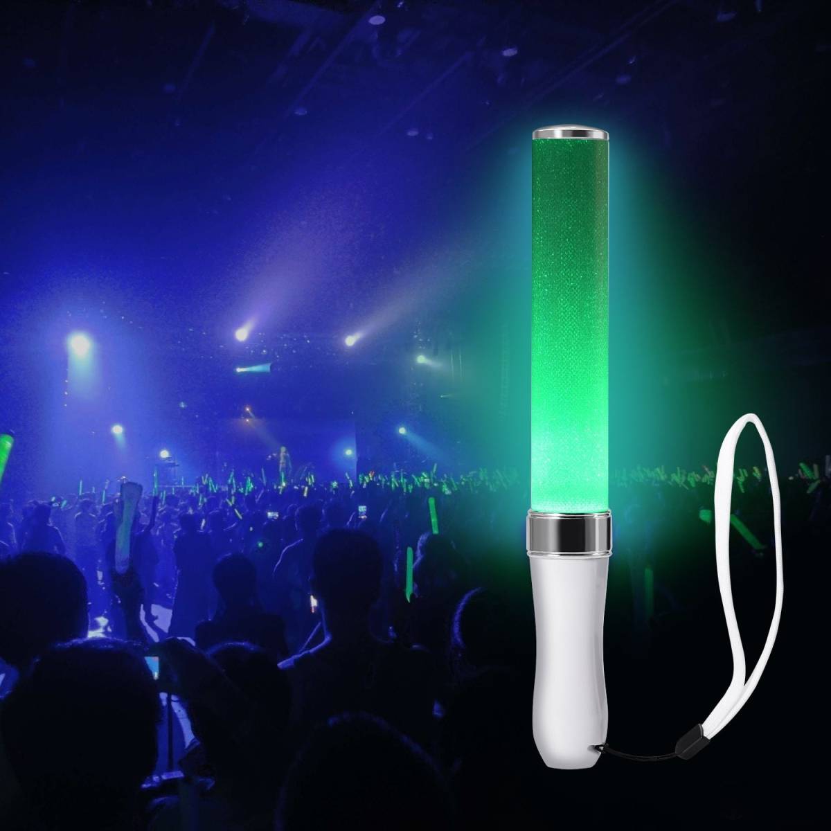 15 color switch *LED penlight stick light fes Live rhinoceros lium idol concert battery entering!