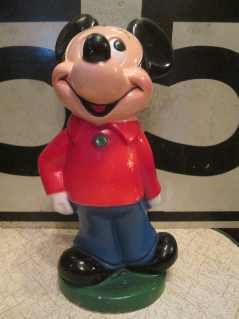 *70\'s Vintage Mickey Mouse копилка WALT DISNEY America античный 