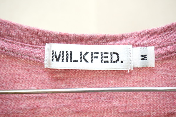 ●ミルクフェド MILKFED かわいいドクロロゴTシャツエンジM●CJ_画像3