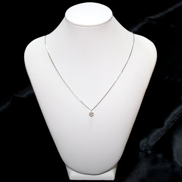 田崎真珠 TASAKI ダイヤモンド 0.48ct ネックレス プラチナ