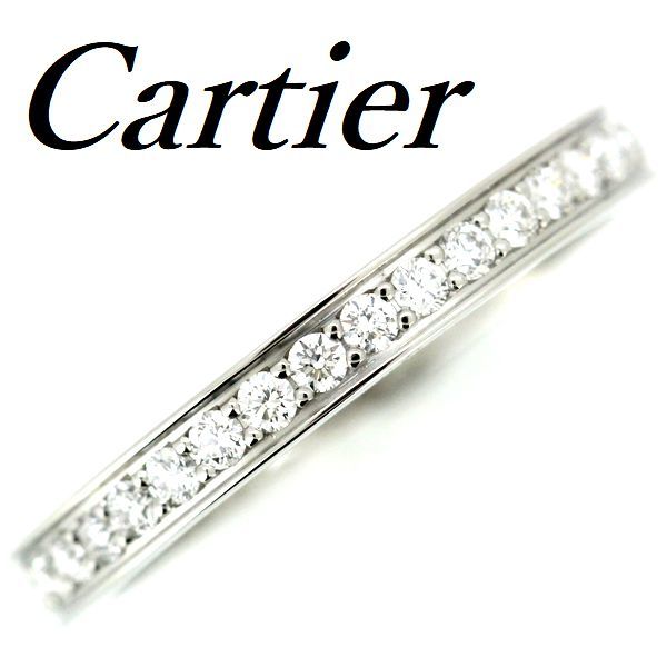  Cartier полный Eternity - бриллиантовое кольцо Pt950 #49