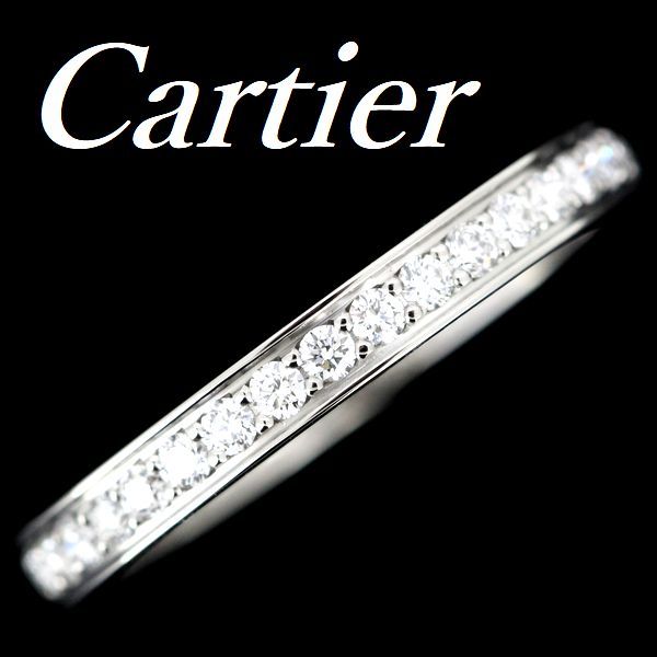  Cartier полный Eternity - бриллиантовое кольцо Pt950 #49