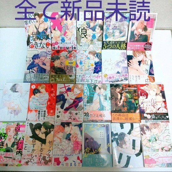 お得◆全て新品未読品◆人気作まとめ売り22冊セット◆初版あり◆箱J　未開封品あり BLコミック