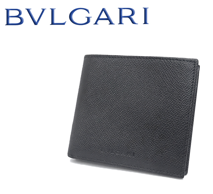 未使用品 超美品】 ブルガリ BVLGARI 二つ折り財布 クラシコ ミニ