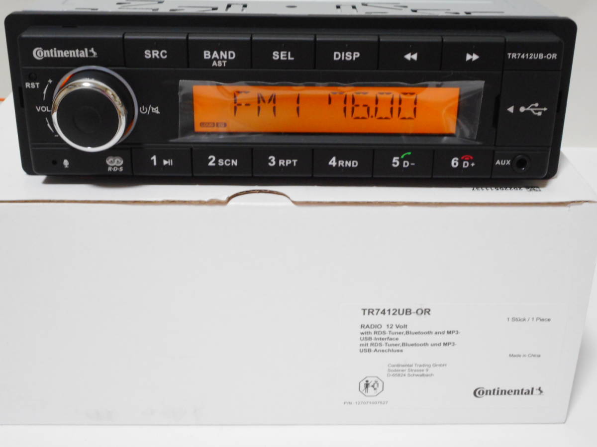 新品/送料無料】日本周波数設定済 Continental コンチネンタル