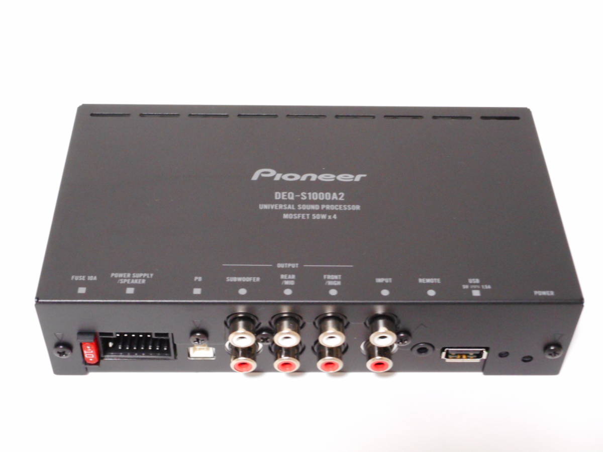 年末 パイオニア Pioneer DEQ-S1000A2 デジタルプロセッサー カー 