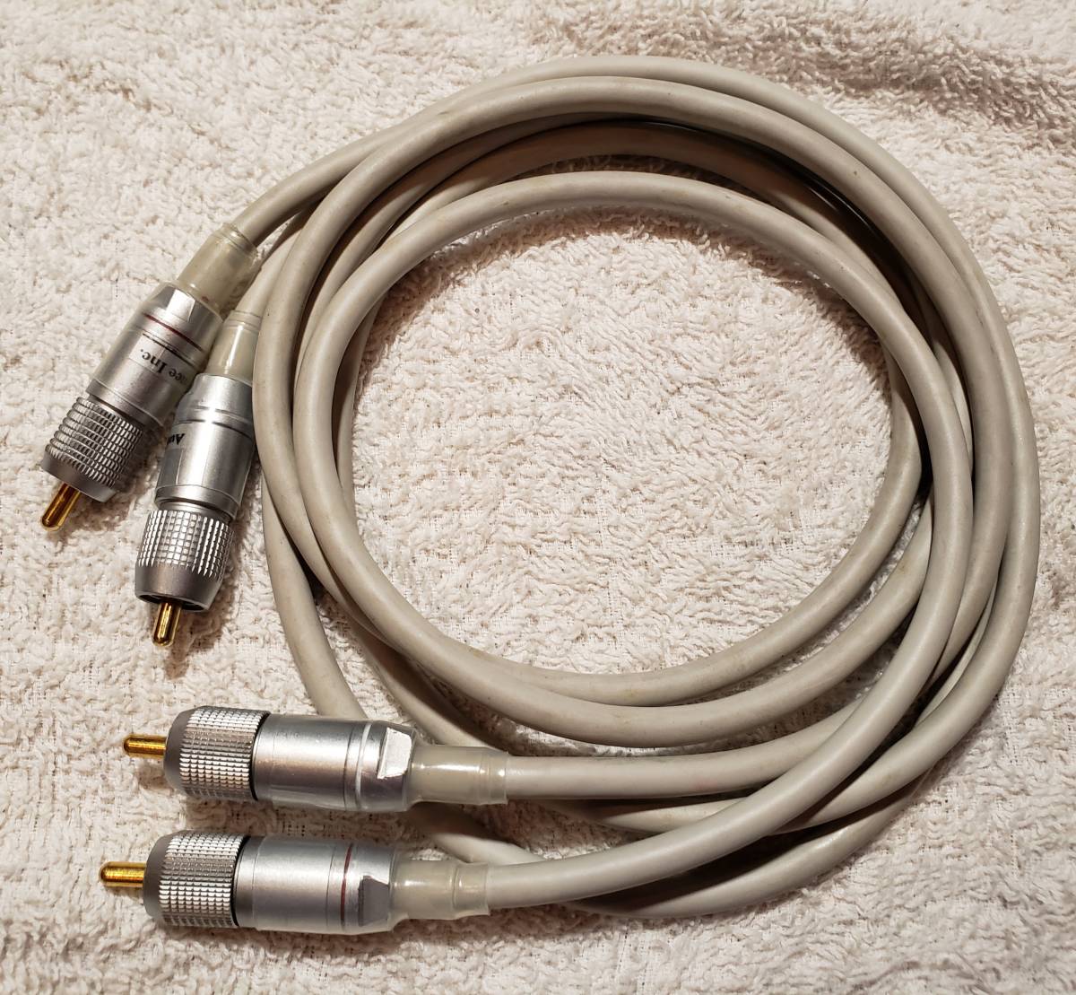 RED ROSE MUSIC SILVER1 RCA 1m Mark Levinson original silver litsu cable 