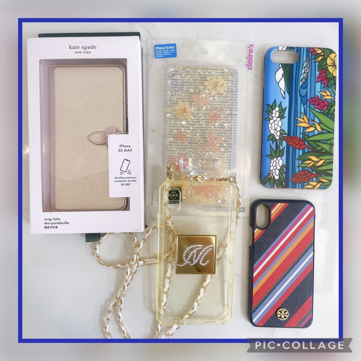 ☆スマホケースおまとめ出品☆TORY BURCH kate spade ヘザーブラウン ハードケース iPhone XS ハワイ  スマホ、タブレットアクセサリー、周辺機器 スマホケース、カバー 