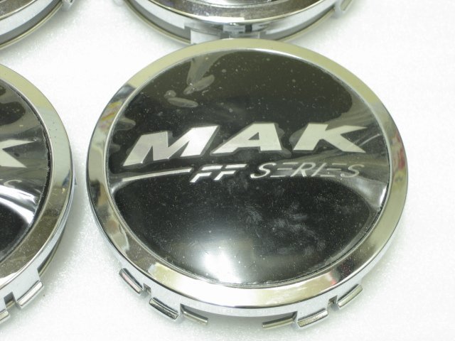 ■未使用■MAK FF SERIES センターキャップ4枚セット■外径75mm■の画像2