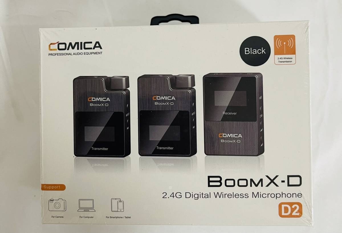 COMICA BoomX-Ｄ D２ 2.4Gワイヤレスマイク 未開封新品（Ｋ１２４８）