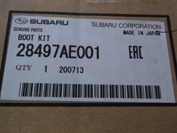 スバル 純正部品 ドライブシャフトブーツキット 28497AE001 リア SUBARU CV Joint Boot Kit インプレッサ WRX forester フォレスターの画像2