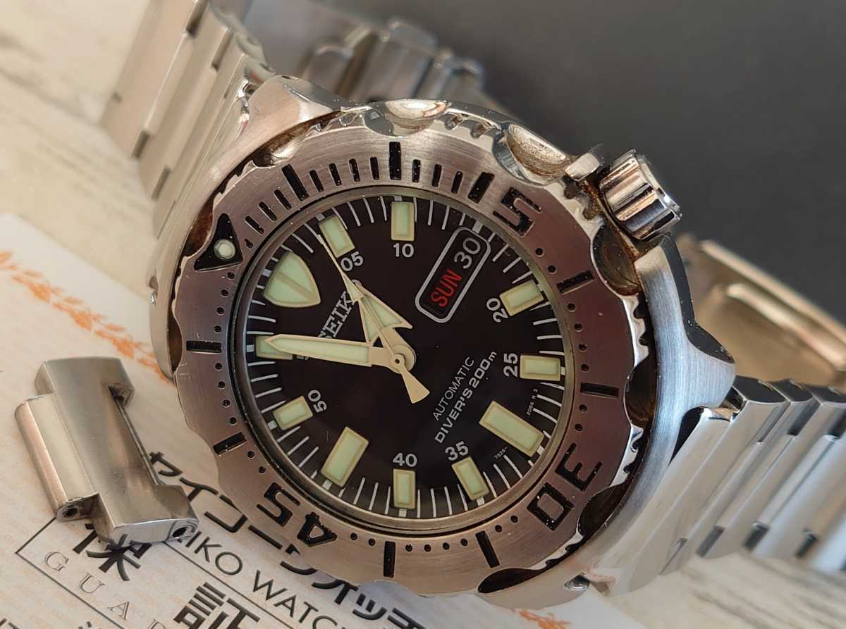 最大72%オフ! SEIKO セイコー ダイバー 自動巻き オレンジモンスター