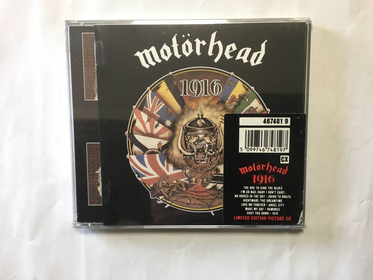 MOTORHEAD 1916　UK EU盤　1991　TOUR SOUVENIR PICTURE CD 新品