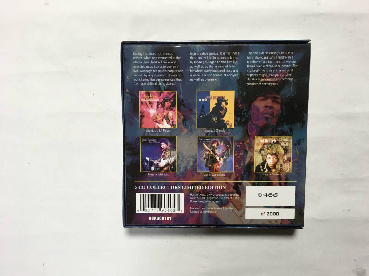 JIMI HENDRIX HENDRIX LIVE AND UNLEASHED LIMITED EDITION