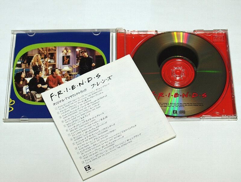  domestic record f lens original *TV soundtrack FRIENDS soundtrack Lou Reed,k.d. lang,Barenaked Ladies,R.E.M.Joni Mitchell,Rembrandts