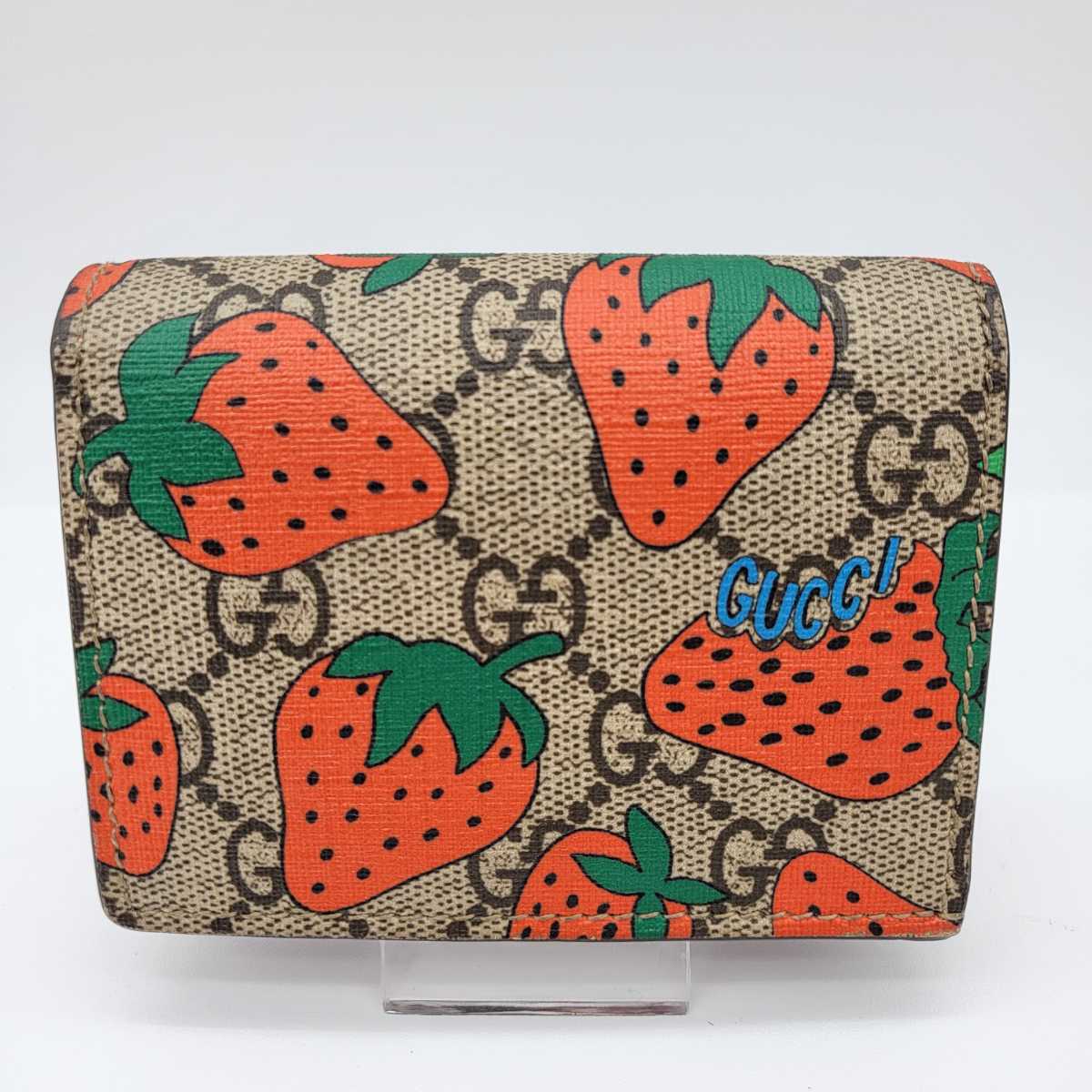 81%OFF!】 GUCCI グッチ ストロベリー いちご柄 GGスプリーム