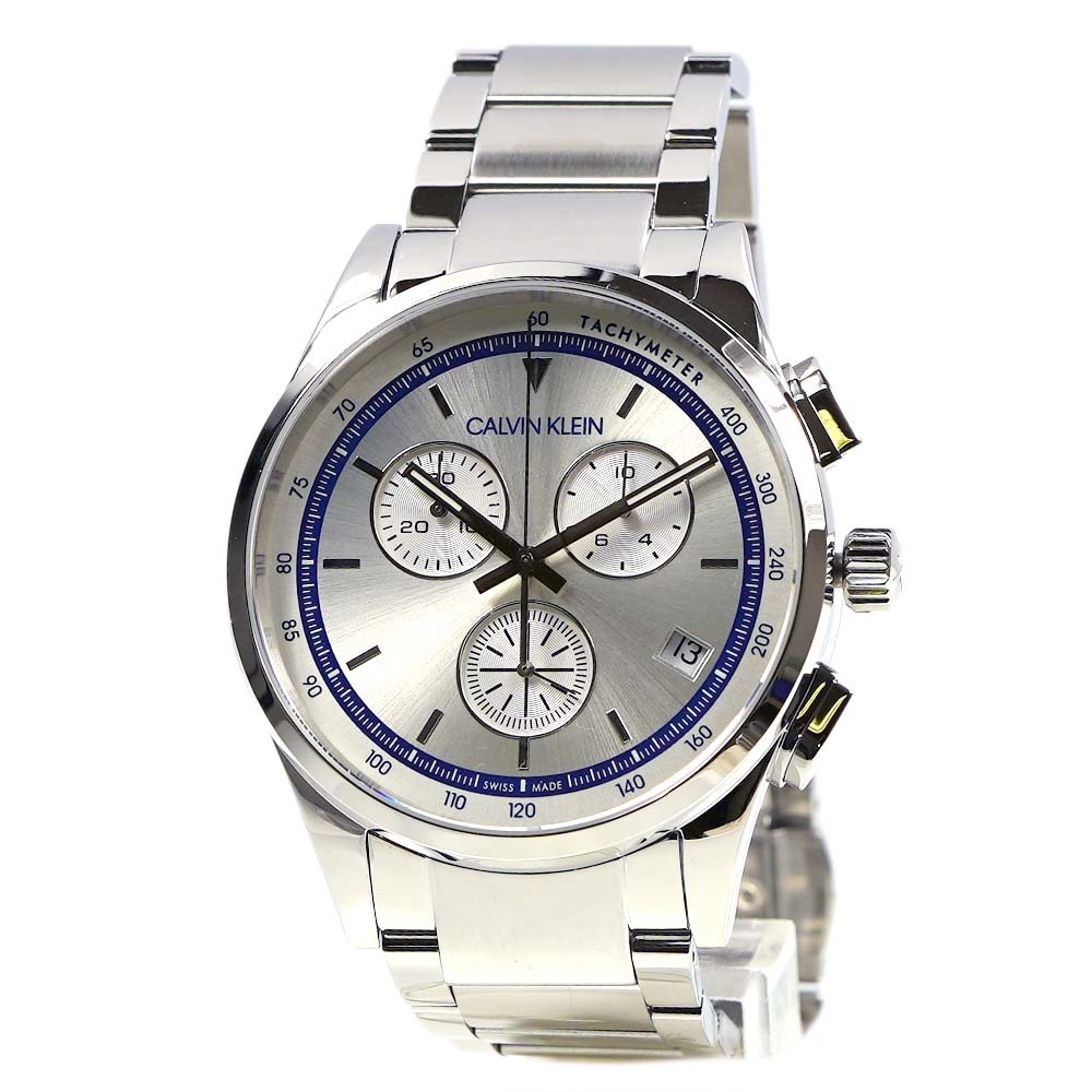 カルバンクライン 腕時計 メンズ cK Calvin Klein コンプリーション クロノグラフ 日付カレンダー KAM27146