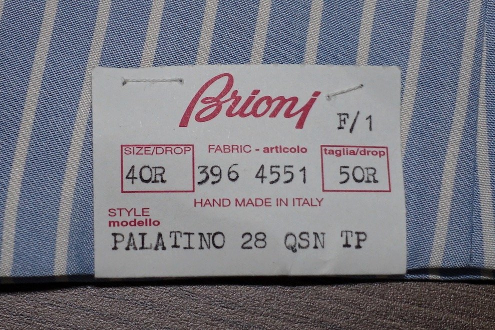 新品未使用 BRIONI ブリオーニ PALATINO 最高級 シルク カシミヤ