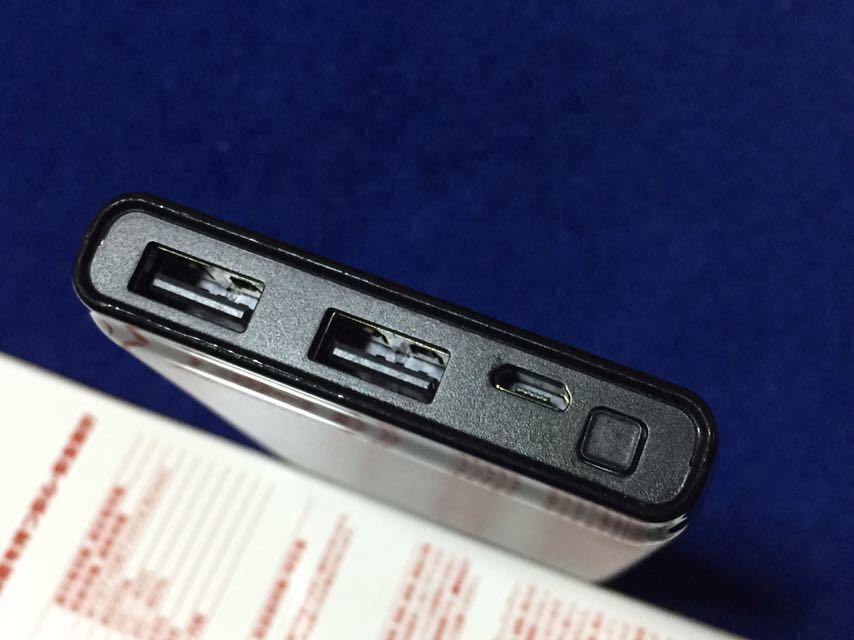 新品 GAUDI モバイルバッテリー 10000mAh ブラック USB2ポート 4段階残量表示 電熱ジャケット、電熱ベスト、電熱グローブ、スマホ_仕様参考画像(出品は新品)