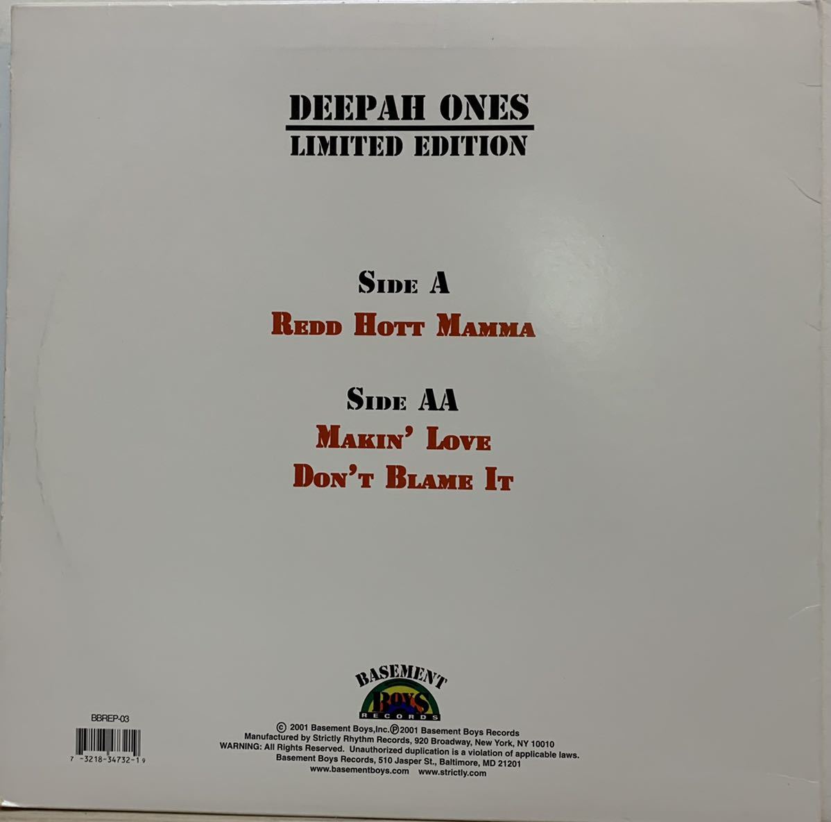 CHERYL LYNN / STAR LOVEネタの極太ディスコ・ハウス Deepah Ones - Deepah Ones E.P. /Basement Boys /DJ Spen /Karizma_画像2