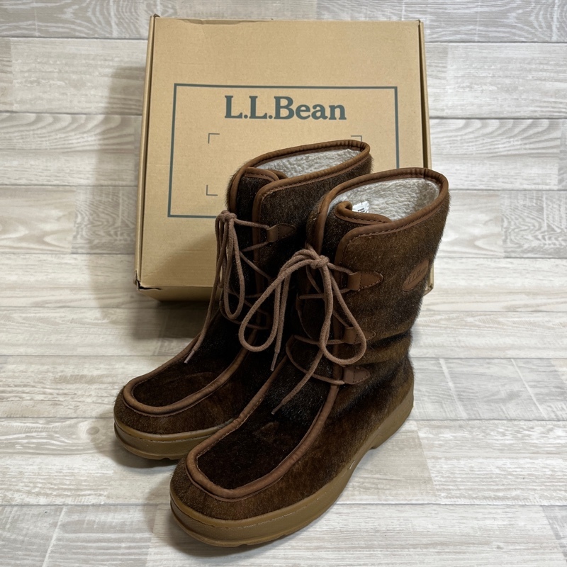 【テレビで話題】 L.L.Bean/エルエルビーン/ハラコ調 レースアップブーツ/ブラウン系/オーバルロゴパッチデザイン/パイピングデザイン/ユニセックス その他 【テレビで話題】 L.L.Bean/エルエルビーン/ハラコ調 レースアップブーツ/ブラウン系/オーバルロゴパッチデザイン/パイピングデザイン/ユニセックス その他